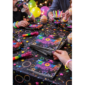 Servilletas Glow Party 12 Uds De Partilandia 2