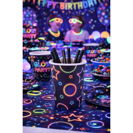 Vasos Glow Party 250 Ml 12 Uds