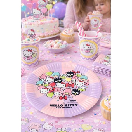 Platos Hello Kitty & Friends 6 Uds