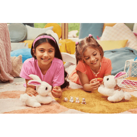 Peluche Interactivo Mama Bunny & Baby Surprise de Pets Alive