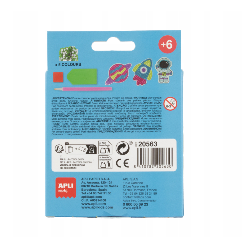 Apli Pegatinas Diamantes Surtido