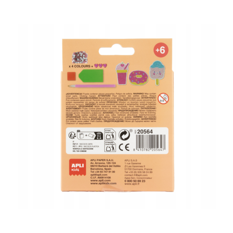 Apli Pegatinas Diamantes Surtido