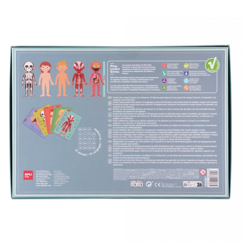 Apli Puzzle Cuerpo Humano