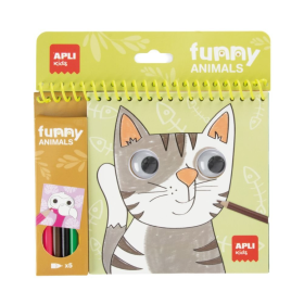 Apli Bloc Colorear Animales 20 Hojas