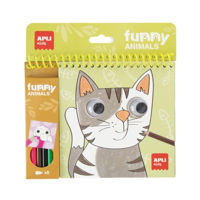 Apli Bloc Colorear Animales 20 Hojas