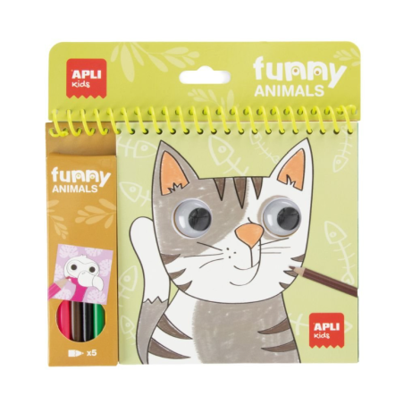 Apli Bloc Colorear Animales 20 Hojas