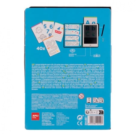 Apli Pizarra Lcd Con Plantillas