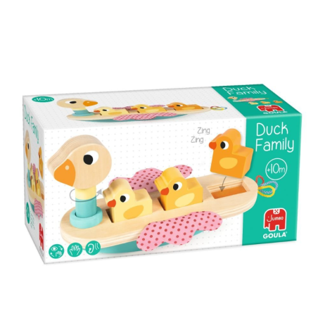 Familia De Patitos Madera