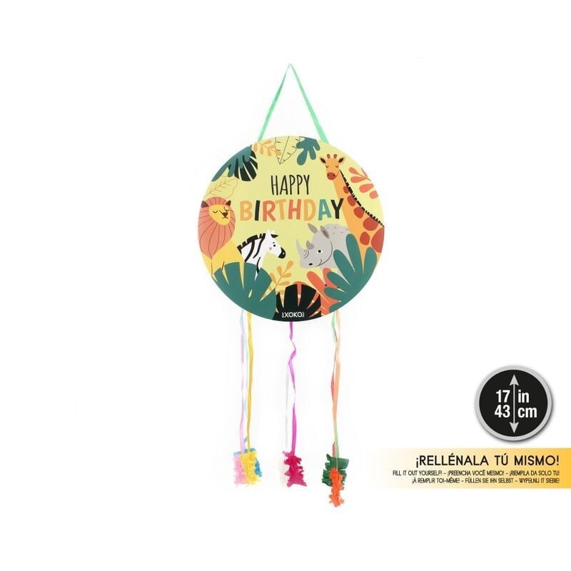 Piñata Sabana Happy Birthday 43 cm