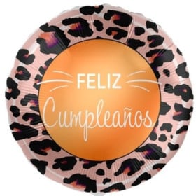 Globo Feliz Cumpleaños Animal Print