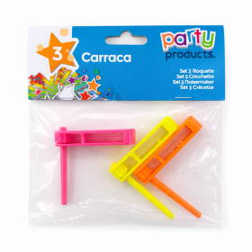 Bolsa Con 3 Carracas Para Piñata