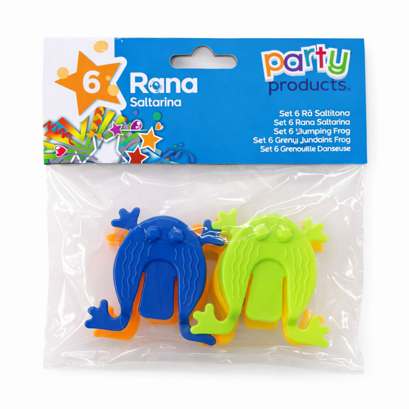 Bolsa 6 Ranas Saltarinas Para Piñata