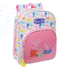 Mochila Infantil Peppa Pig Y Sus Hermanos Adaptable Al Carro De Safta