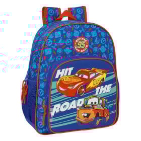 Mochila Junior Cars Rayo McQueen De Safta