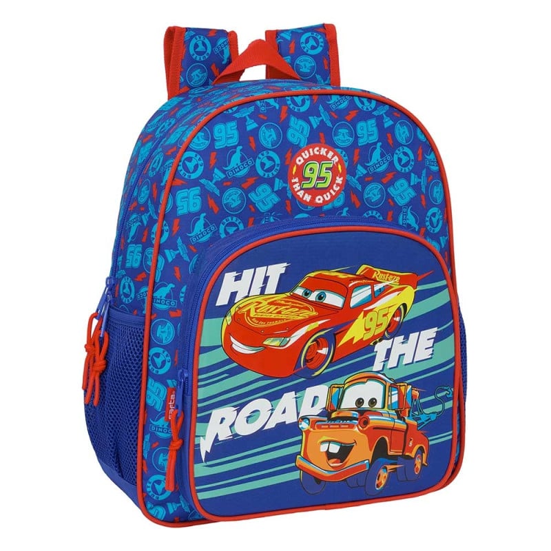 Mochila Junior Cars Rayo McQueen De Safta