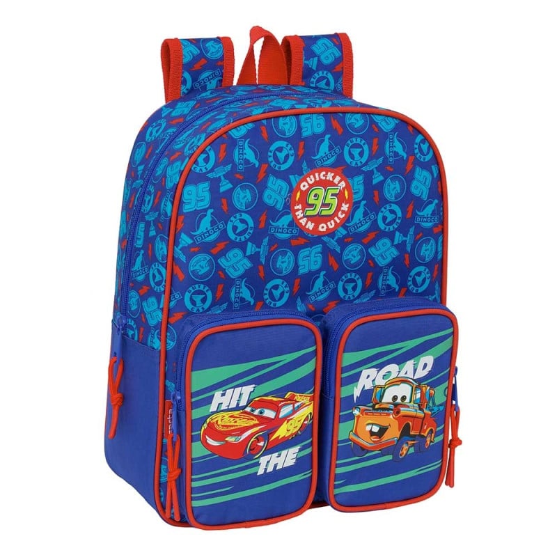 Mochila Infantil Cars Rayo McQueen De Safta