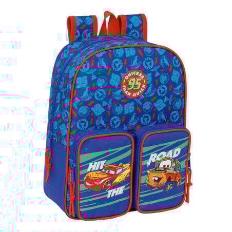 Mochila Infantil Cars Rayo McQueen De Safta