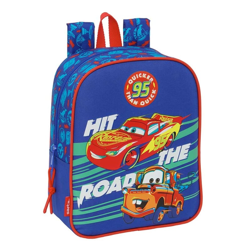 Mochila Infantil Rayo McQueen y Mate De Safta