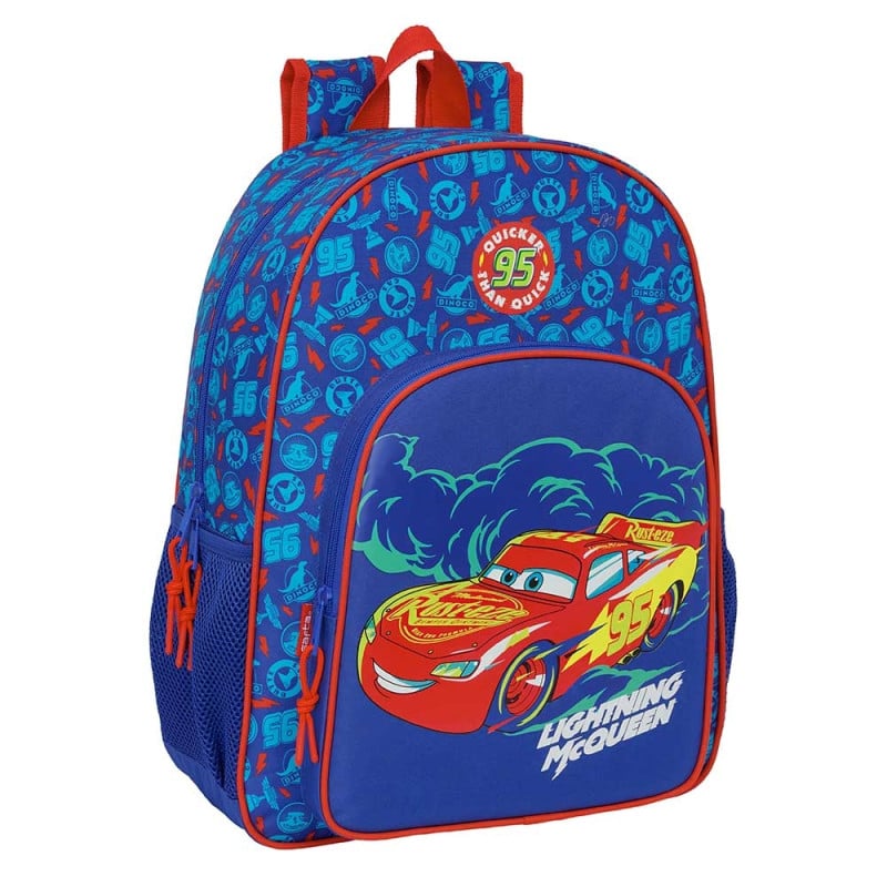 Mochila Infantil Rayo McQueen y Mate De Safta