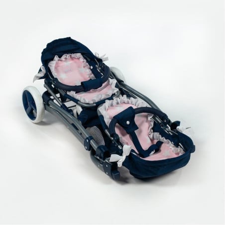 Cochecito Gemelar Muñecas La Nina