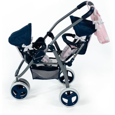 Cochecito Gemelar Muñecas La Nina