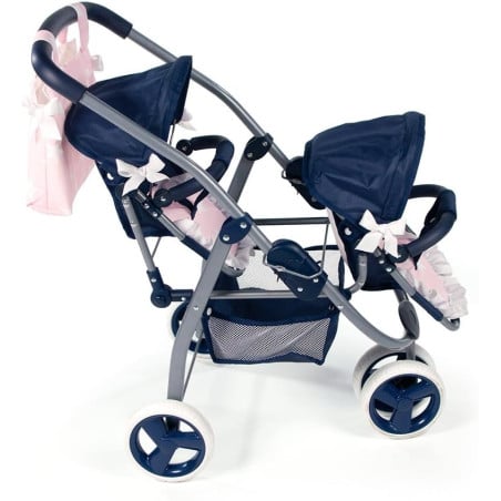 Cochecito Gemelar Muñecas La Nina