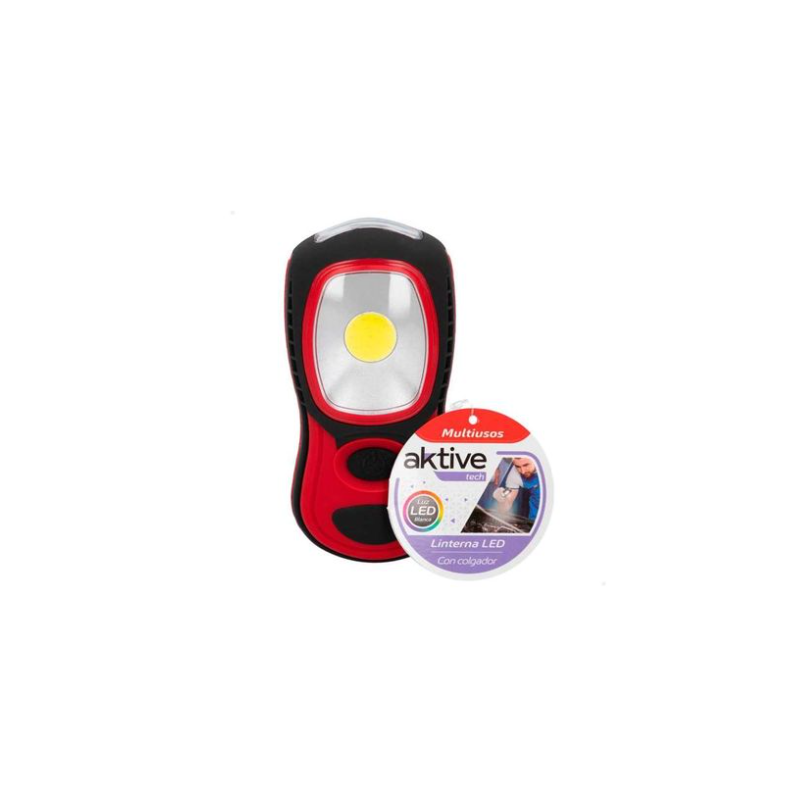 Linterna Led Magnética Con Colgador Aktive