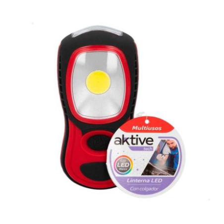 Linterna Led Magnética Con Colgador Aktive