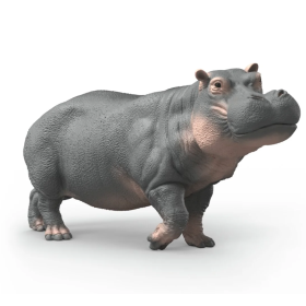 Schleich Hipopótamo Gris De Schleich