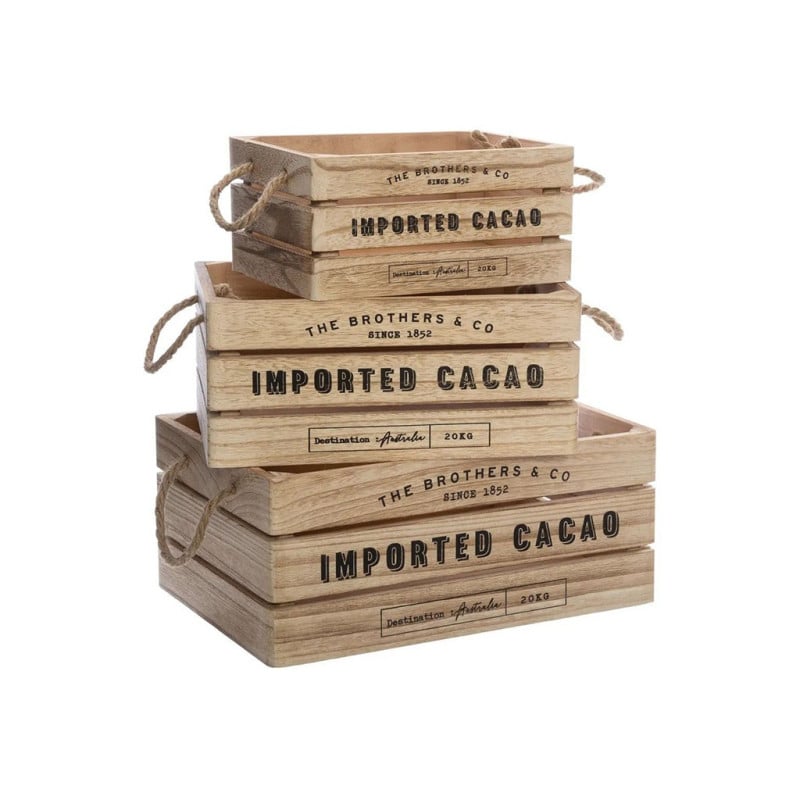 Caja De Madera Denys Mediana