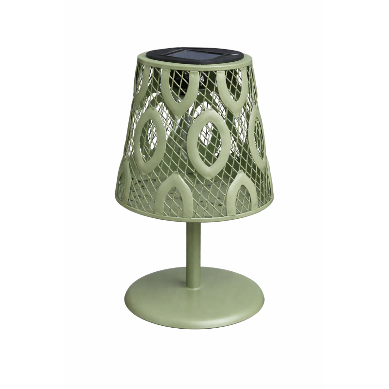 Lámpara Solar Metal Sobremesa 12X12X20.5CM