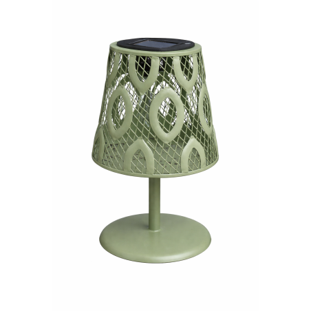 Lámpara Solar Metal Sobremesa 12X12X20.5CM