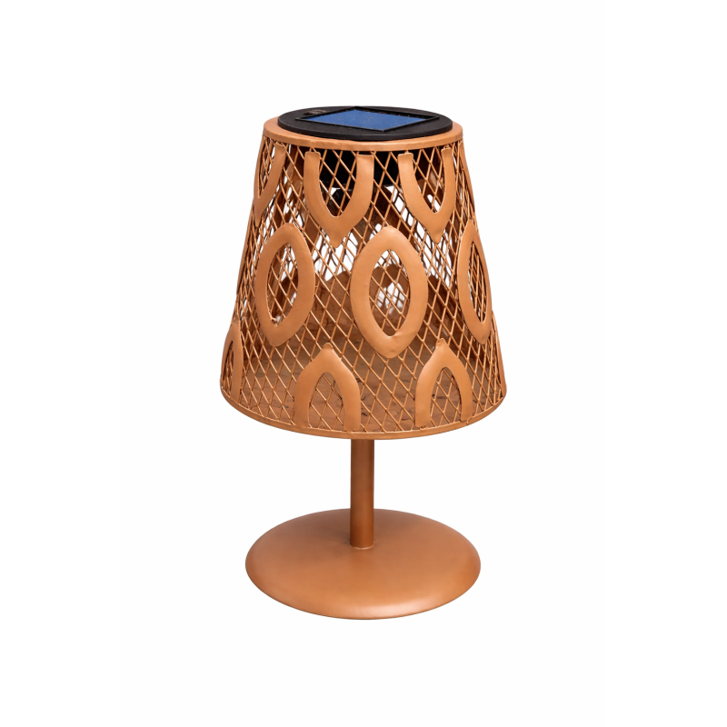 Lámpara Solar Metal Sobremesa 12X12X20.5CM