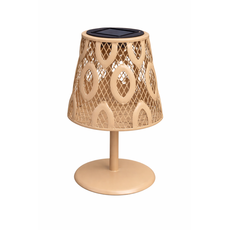 Lámpara Solar Metal Sobremesa 12X12X20.5CM