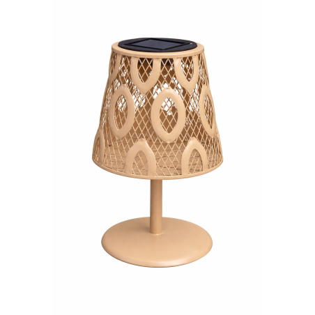 Lámpara Solar Metal Sobremesa 12X12X20.5CM