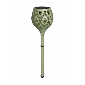 Lámpara Solar Metal de Pie 14X14X100CM 3 Colores