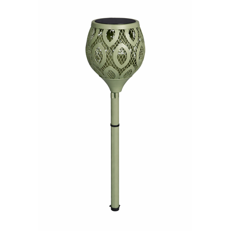 Lámpara Solar Metal de Pie 14X14X100CM 3 Colores