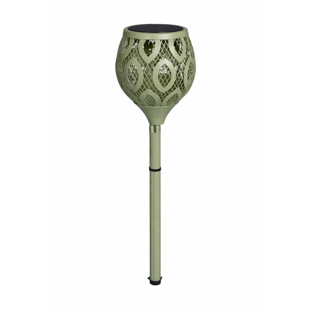 Lámpara Solar Metal de Pie 14X14X100CM 3 Colores
