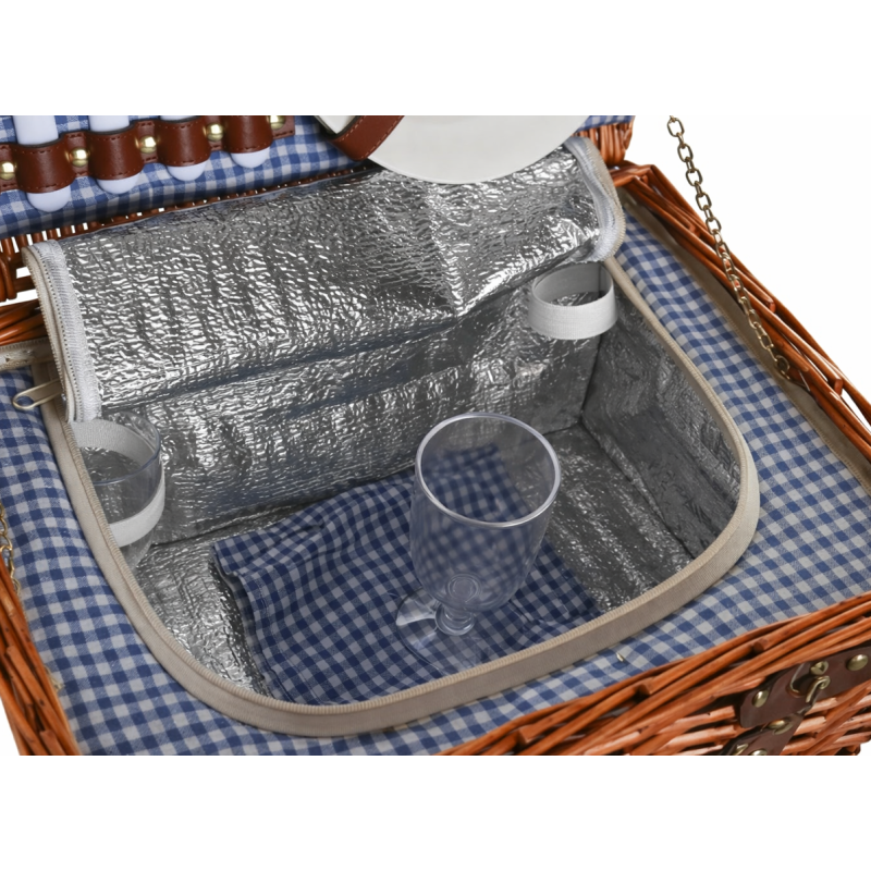 Cesta Picnic Mimbre Set 10 Piezas