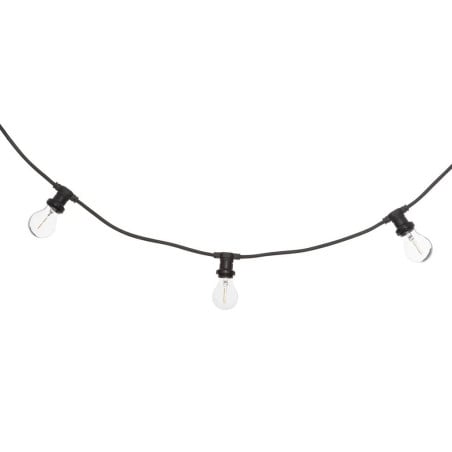 Guirnalda LED Exterior Negra