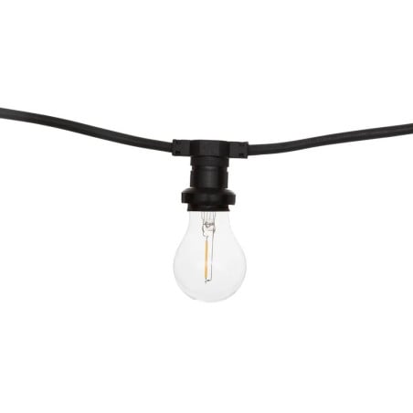 Guirnalda LED Exterior Negra