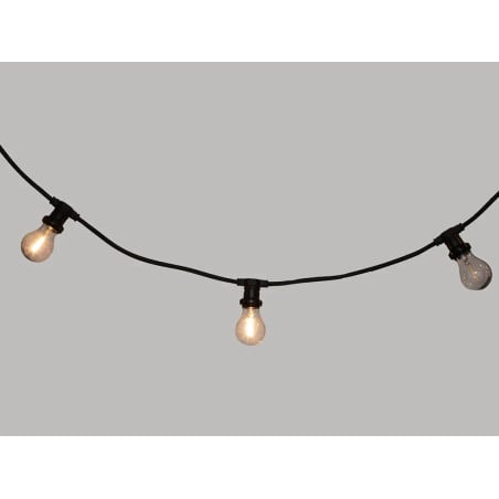 Guirnalda LED Exterior Negra