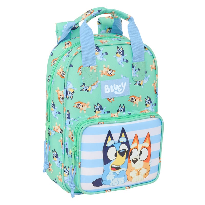 Mochila Preescolar Bluey Y Bingo De Safta