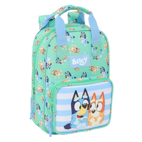 Mochila Preescolar Bluey Y Bingo De Safta