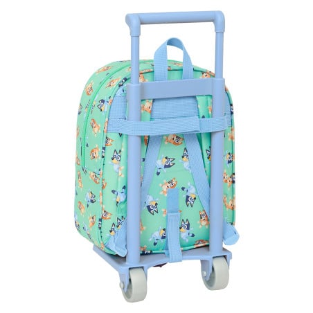 Mochila Infantil Con Carro Bluey Y Bingo
