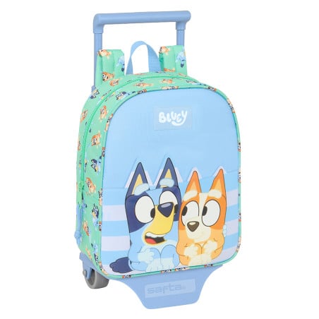 Mochila Infantil Con Carro Bluey Y Bingo De Safta