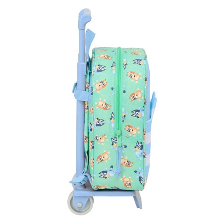 Mochila Infantil Con Carro Bluey Y Bingo
