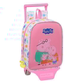 Mochila Infantil Con Carro Peppa Pig De Safta