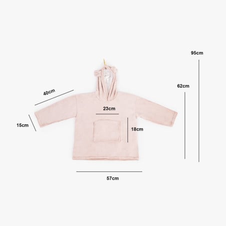 Sudadera con Capucha Unicornio