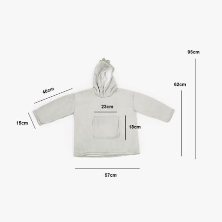 Sudadera con Capucha Dinosaurio